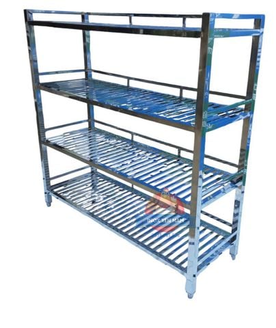  Kệ inox 4 tầng ngắn N15515 