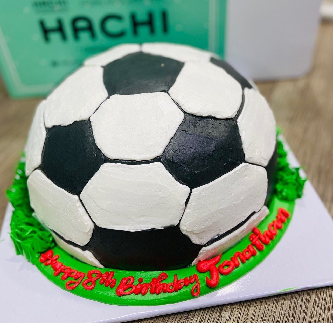  Bánh kem bắp mô hình trái banh 