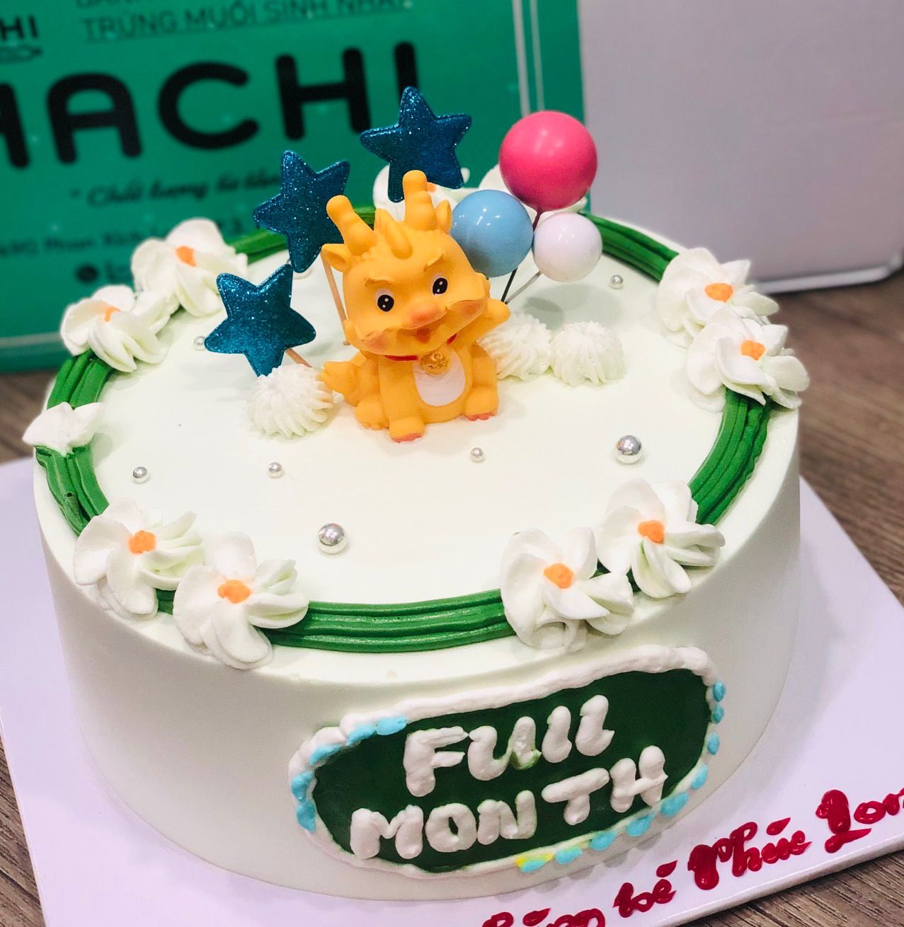  Bánh kem bắp mẫu đầy tháng cho bé 