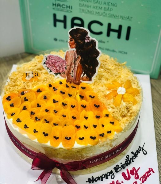  Bánh bông lan trứng muối mẫu nữ 