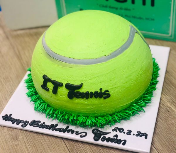  Bánh kem bắp mô hình bóng tennis 