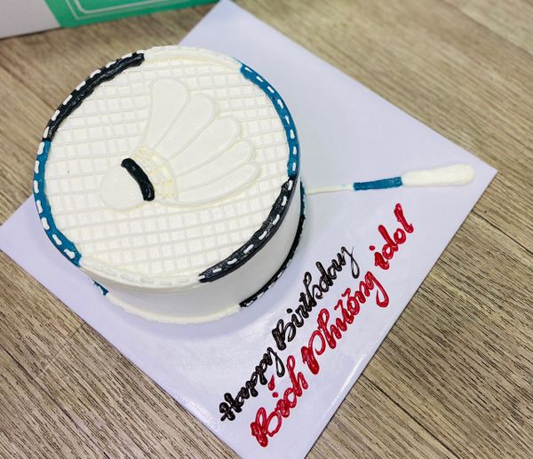  Bánh kem bắp cầu lông 