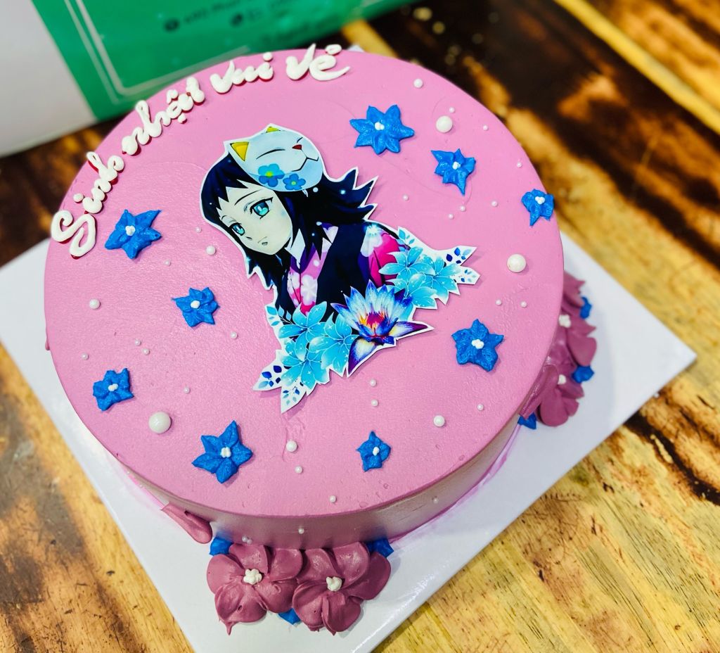  Bánh kem bắp hoạt hình anime 