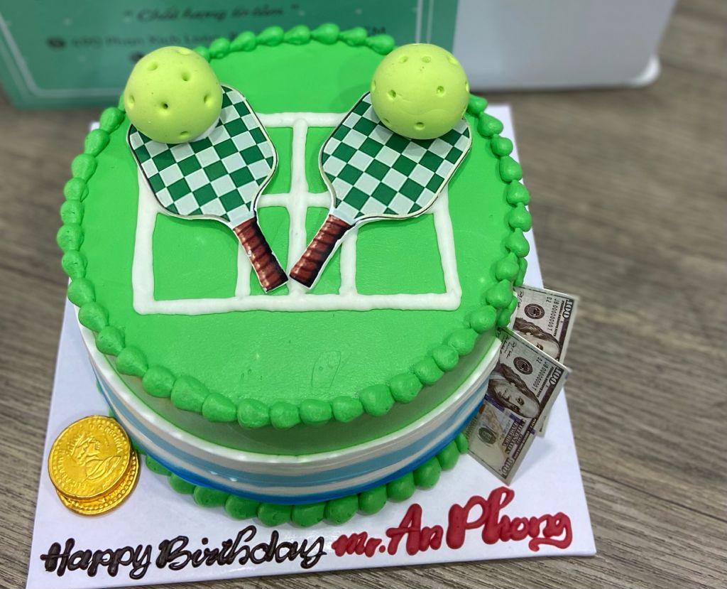  Bánh kem bắp Pickleball 