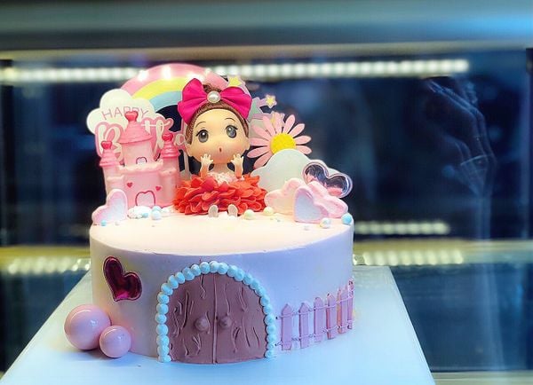  Bánh kem bắp bé gái - 017 