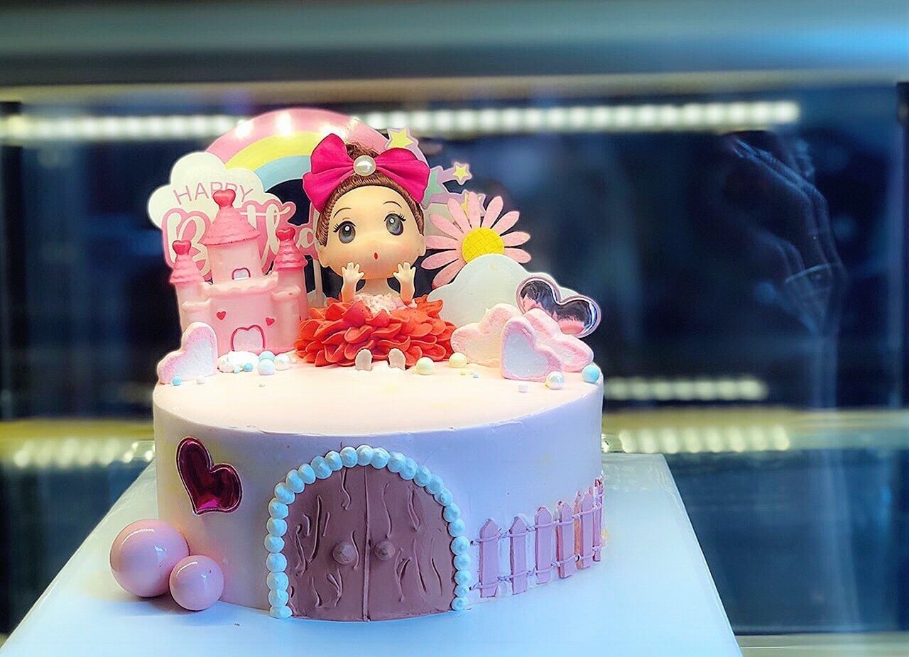  Bánh kem bắp bé gái - 017 