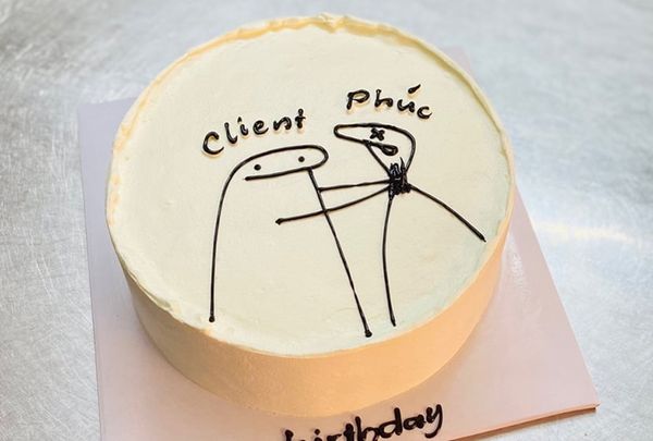  Bánh kem bắp đôi bạn thân 