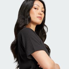 Áo T-shirt adidas Essentials Wide Rib Nữ - JD1495