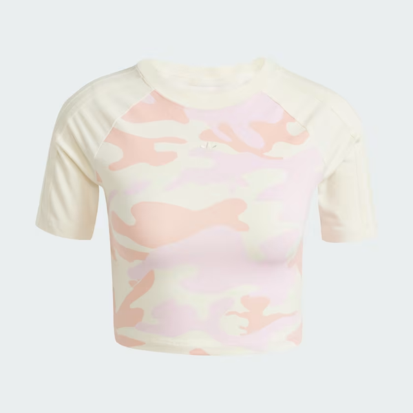 Áo Baby Tee adidas hoạ tiết Camo Nữ - JI5739