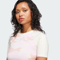 Áo Baby Tee adidas hoạ tiết Camo Nữ - JI5739