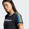 Áo T-shirt adidas Linear Cali 3 sọc Nữ - JD2724