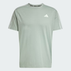Áo T-shirt chạy bộ adidas Own the Run 3 sọc Nam - JD2314
