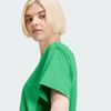 Áo T-shirt adidas Adicolor Trefoil Boxy nữ - IY4691
