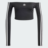 Áo dài tay adidas Adicolor trễ vai Nữ - JD0274