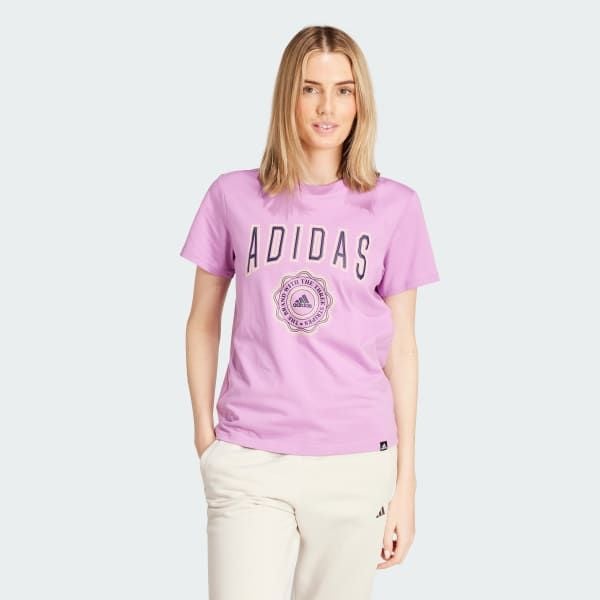 Áo T-shirt adidas Graphic Collegiate Nữ - IZ1159