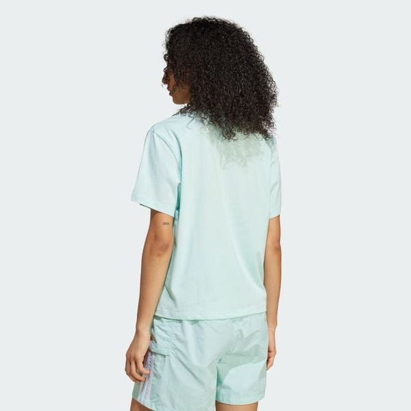 Áo T-shirt boxy adidas Adicolor Ba lá Nữ - JD3142
