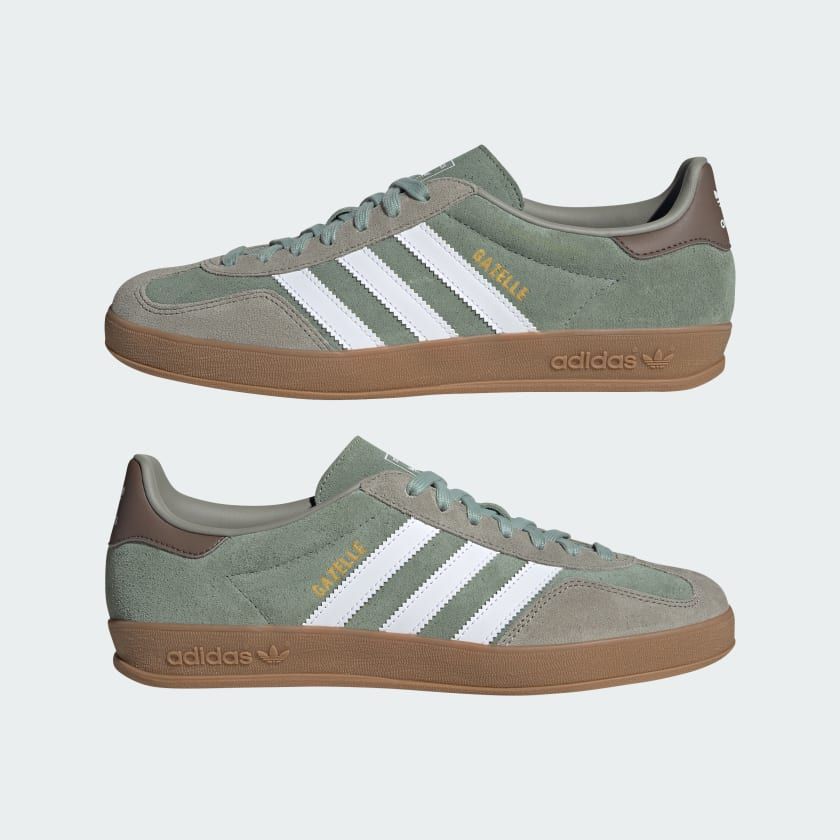 adidas gazelle silver green womens GIY GAZELLE INDOOR