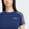 Áo Baby Tee adidas Originals x Liberty London 3 sọc Nữ - JC7788