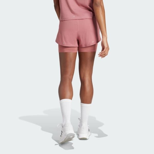 Quần short chạy bộ adidas 2 Trong 1 3 Sọc Own the Run Nữ - IS9574