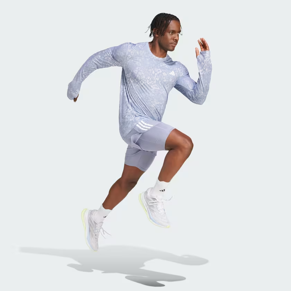 Quần short chạy bộ adidas Own the Run 3 sọc 2 trong 1 Nam - JD2321