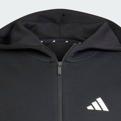 Áo hoodie Nam adidas Future Icons 3 sọc khoá kéo - JD4827