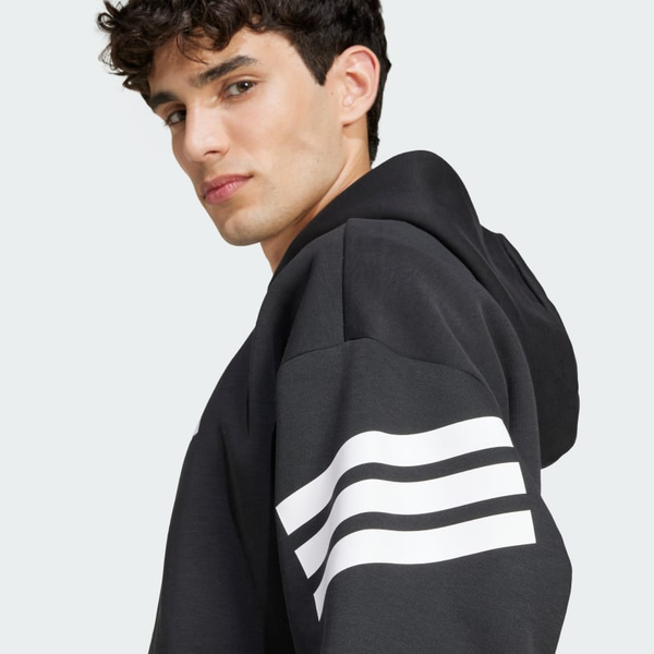 Áo hoodie Nam adidas Future Icons 3 sọc khoá kéo - JD4827