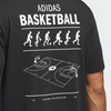 Áo T-shirt bóng rổ adidas Basketball Nam - JI7098