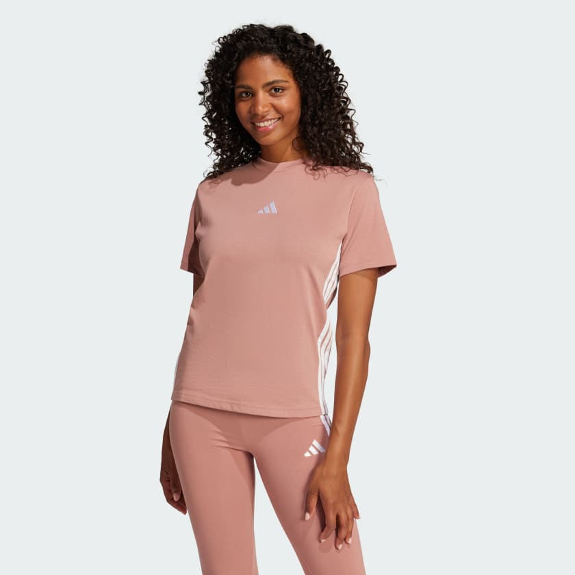 Áo T-shirt adidas Essentials 3 sọc Nữ - JE1231