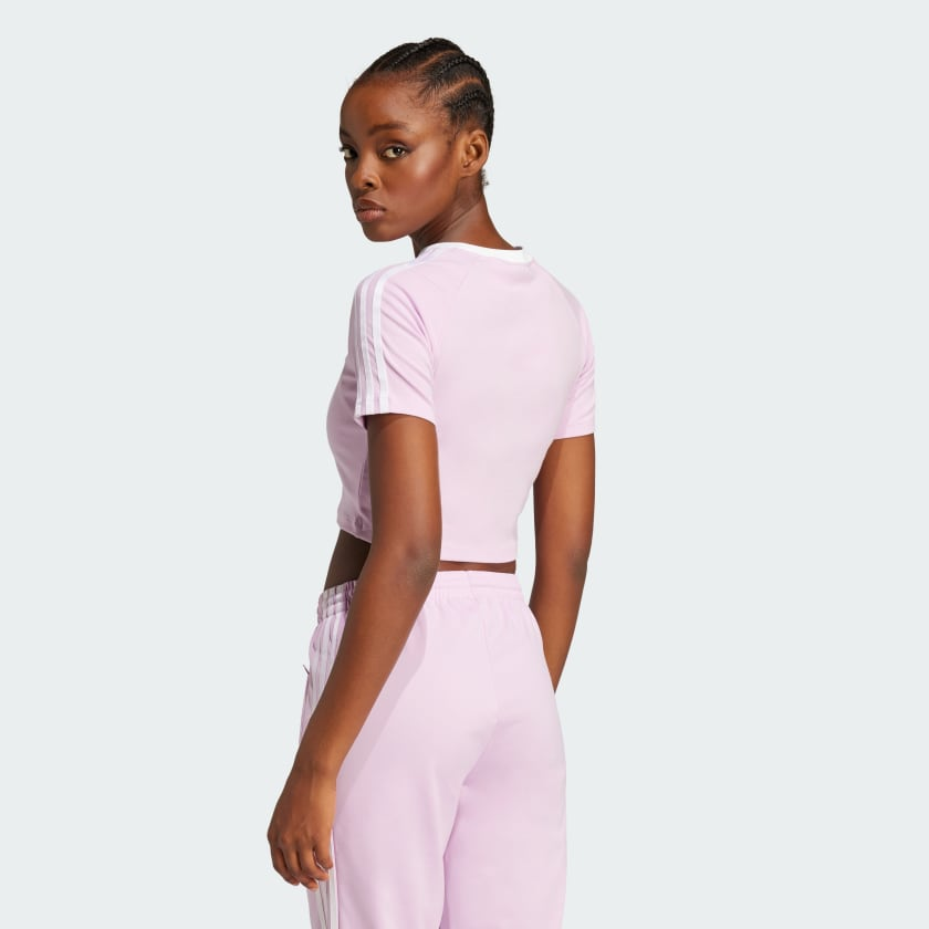 Áo Baby Tee adidas 3 sọc Nữ - JC6365