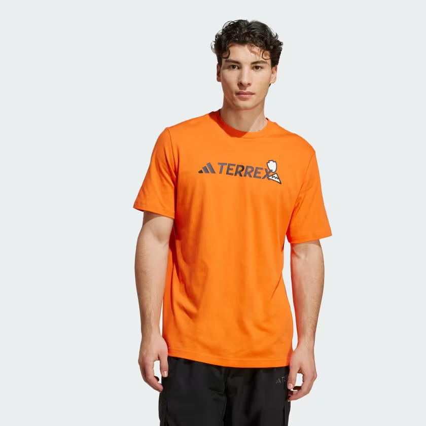Áo T-shirt leo núi adidas TERREX hoạ tiết Nam - JI9166