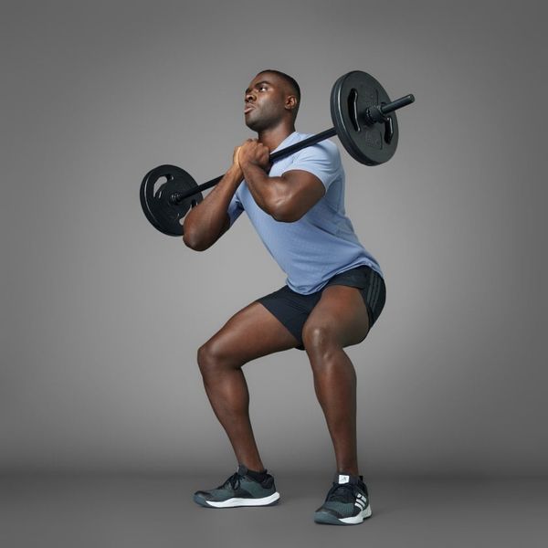 Áo T-shirt tập luyện adidas Power 3 sọc Nam - JI8216