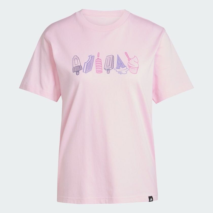 Áo T-shirt adidas Lounge Food Nữ - JN8272
