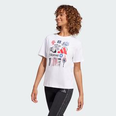 Áo T-shirt adidas Graphic Codes Photoreal Nữ - JN9097