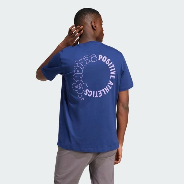 Áo T-shirt adidas Graphic Lounge Verbiage Circle Nam - JJ3990