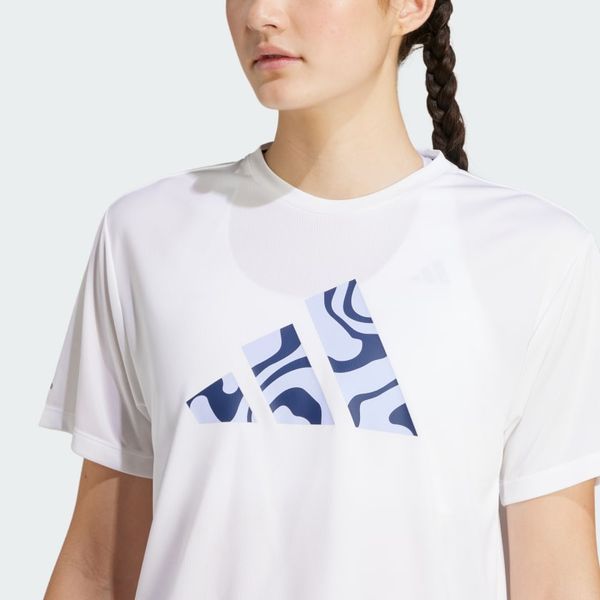 Áo T-shirt chạy bộ adidas Brand Love Run It Nữ - JD2349