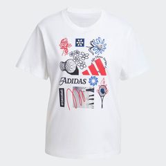 Áo T-shirt adidas Graphic Codes Photoreal Nữ - JN9097
