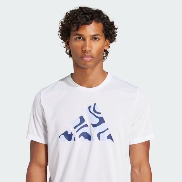 Áo T-shirt chạy bộ adidas Brand Love Run It Nam - JD2333