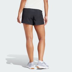 Quần short tập luyện adidas 3 sọc cạp cao Nữ - JF4359