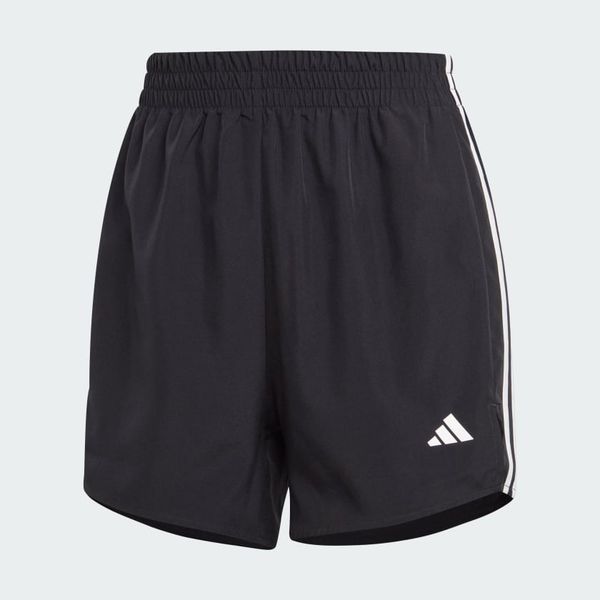 Quần short tập luyện adidas 3 sọc cạp cao Nữ - JF4359