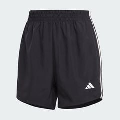 Quần short tập luyện adidas 3 sọc cạp cao Nữ - JF4359