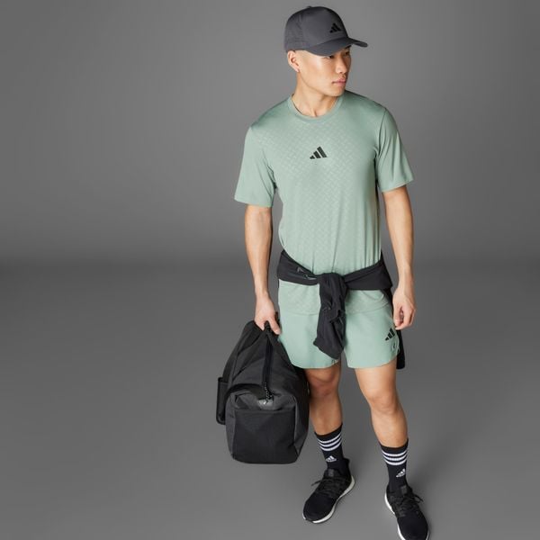Áo T-shirt tập luyện adidas Power 3 sọc Nam - JI8214