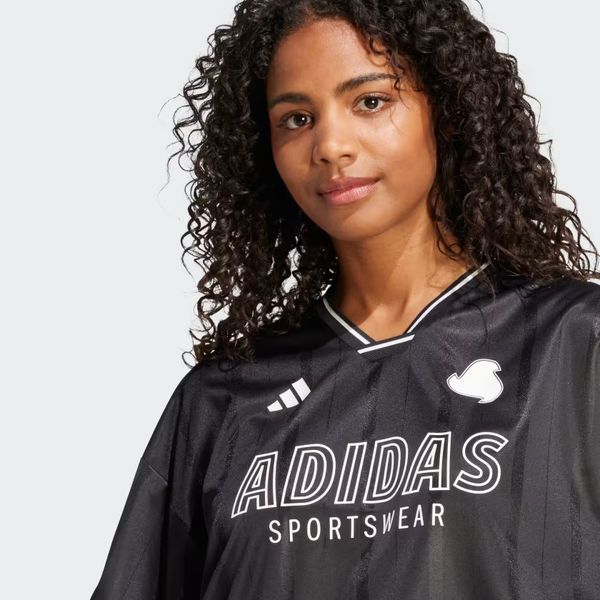 Áo T-shirt adidas Tiro Oversize 3 sọc Nữ - JG4097