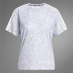 Áo T-shirt adidas CLIMACOOL Own the Run 3 sọc Nữ - JD7758