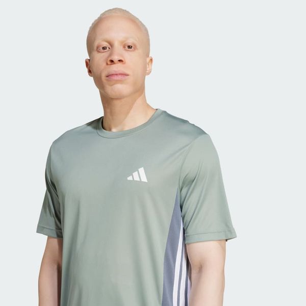 Áo T-shirt tập luyện adidas Train Essentials Seasonal Colorblock Nam - JI8398