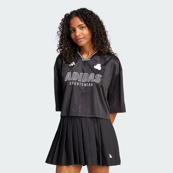 Áo T-shirt adidas Tiro Oversize 3 sọc Nữ - JG4097