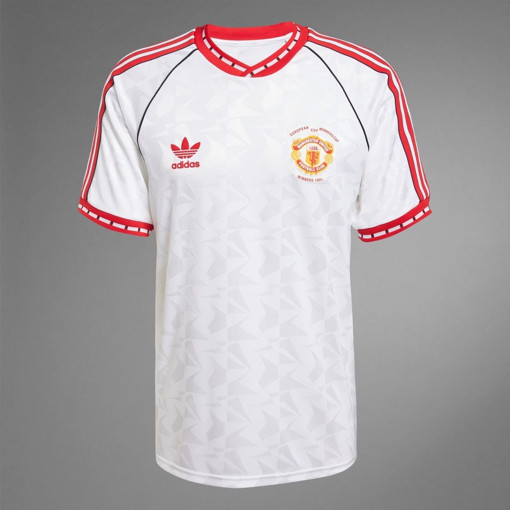 Áo jersey bóng đá adidas sân khách Manchester United '91 Nam - JF0376