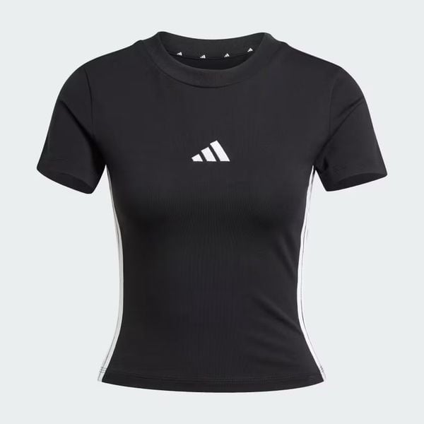 Áo Baby Tee adidas Essentials Slim 3 sọc Nữ - JC8325