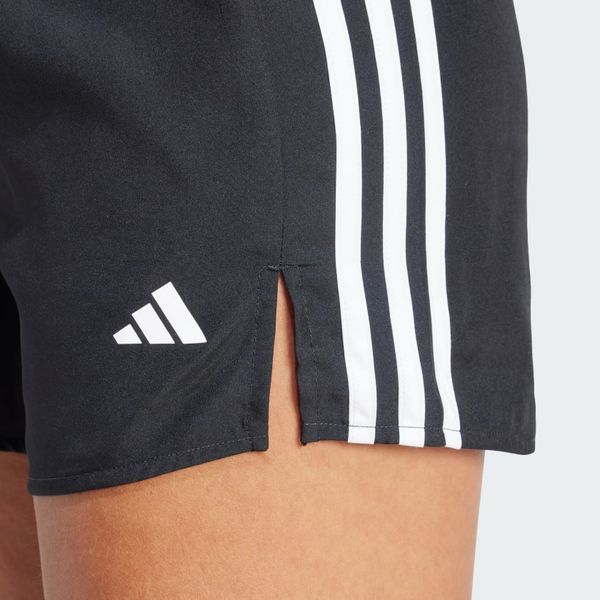 Quần short tập luyện adidas 3 sọc cạp cao Nữ - JF4359