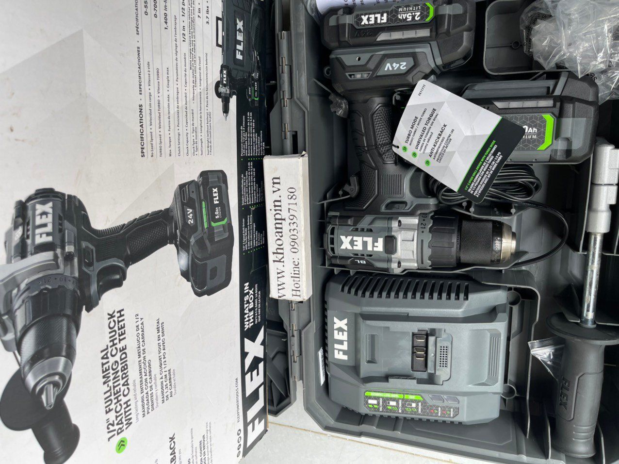 Máy khoan pin Flex FX1171T-2B