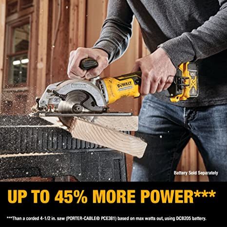 máy cưa gỗ dewalt DCS571 20v